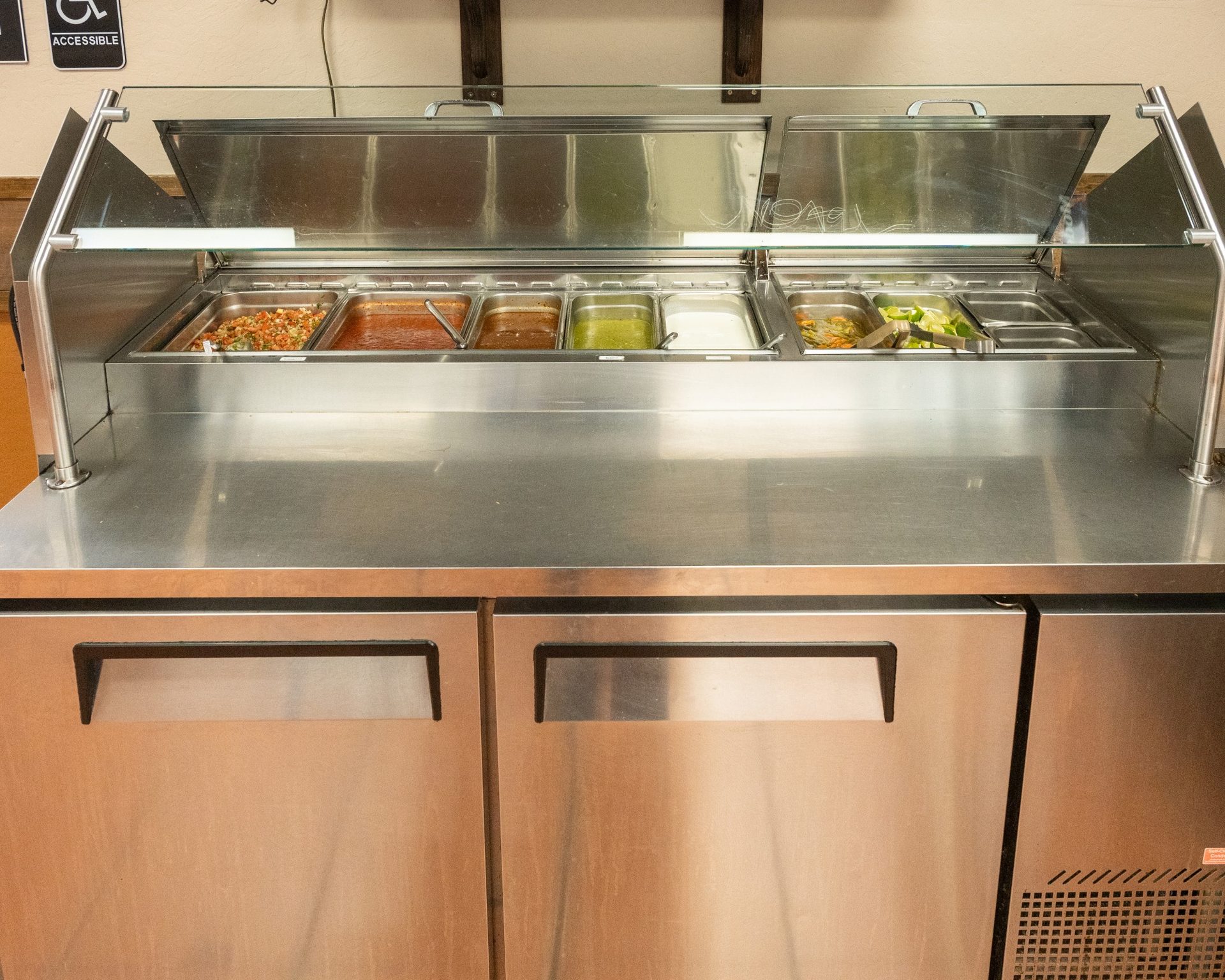 Order, then hit the salsa bar
