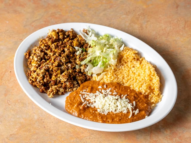 Chorizo & Egg Plate.