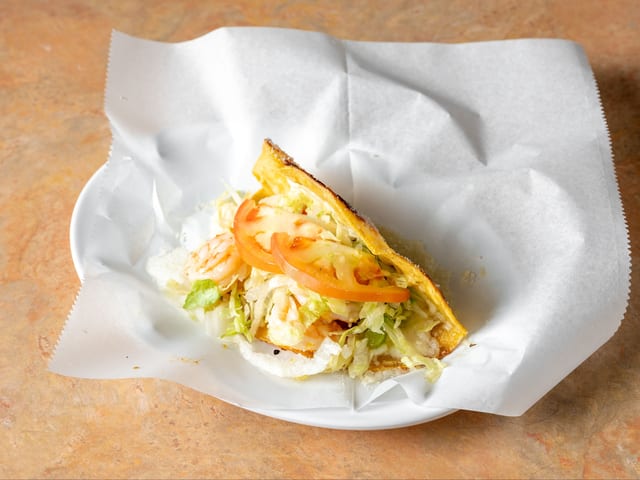 Shrimp Crispy Taco.