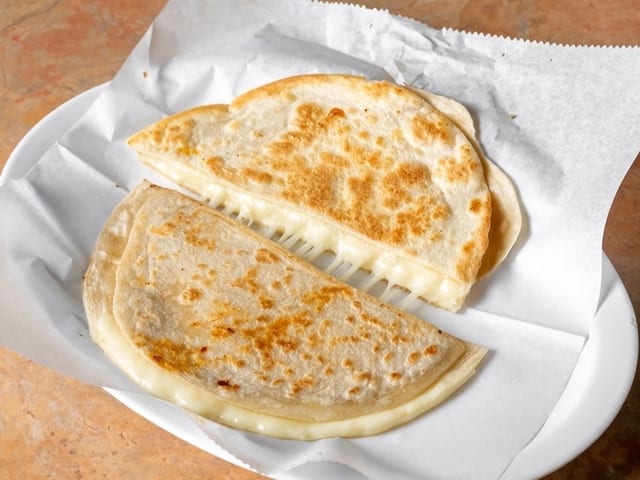 Regular Quesadilla Cheese Only.