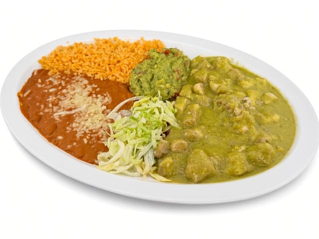 Chile Verde Plate.